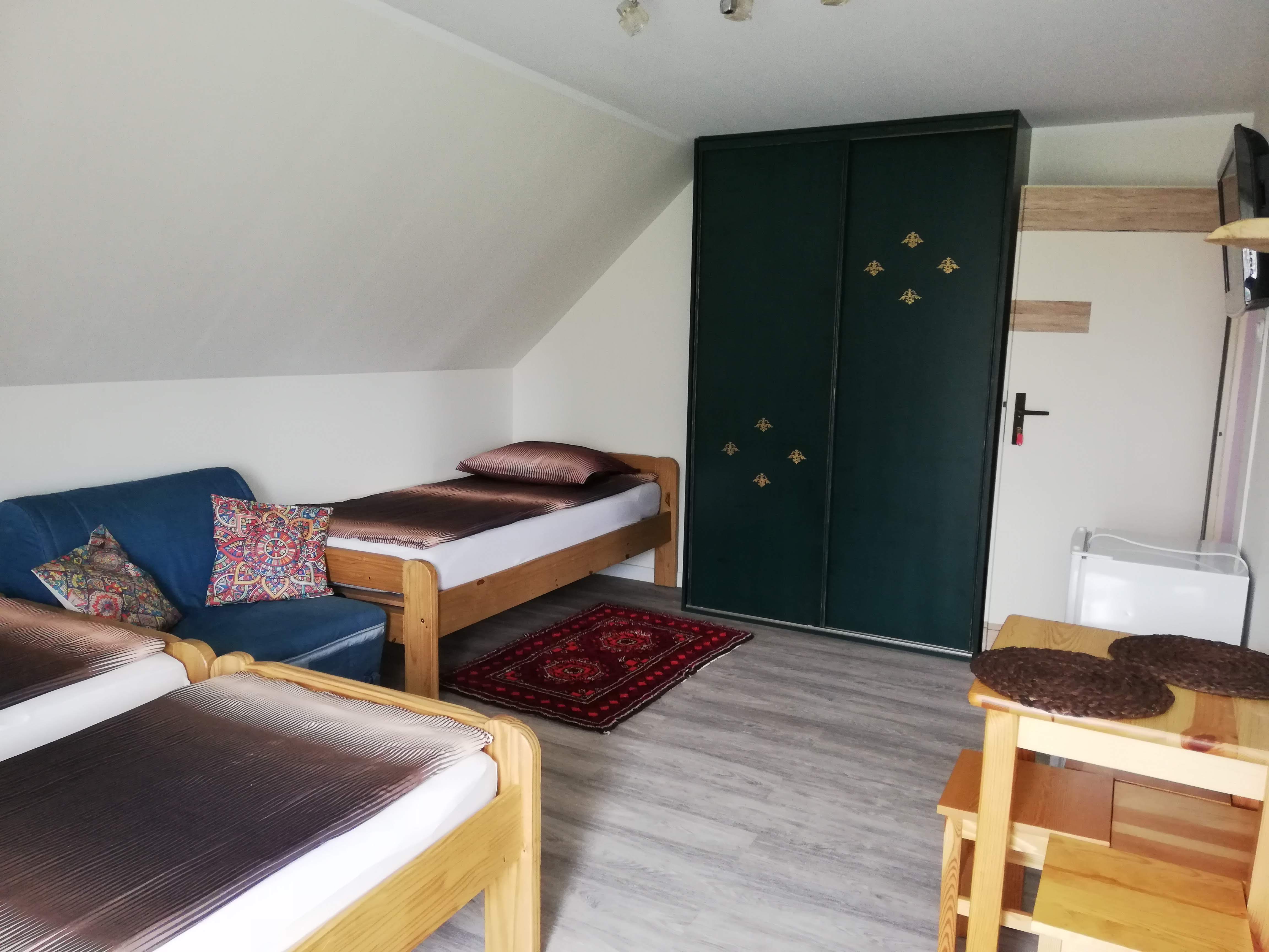 Pokój 4 osobowy z balkonem